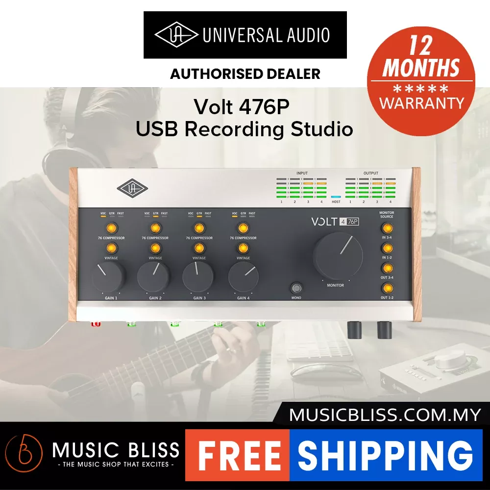 Universal Audio Volt 476P 4×4 USB Audio Interface