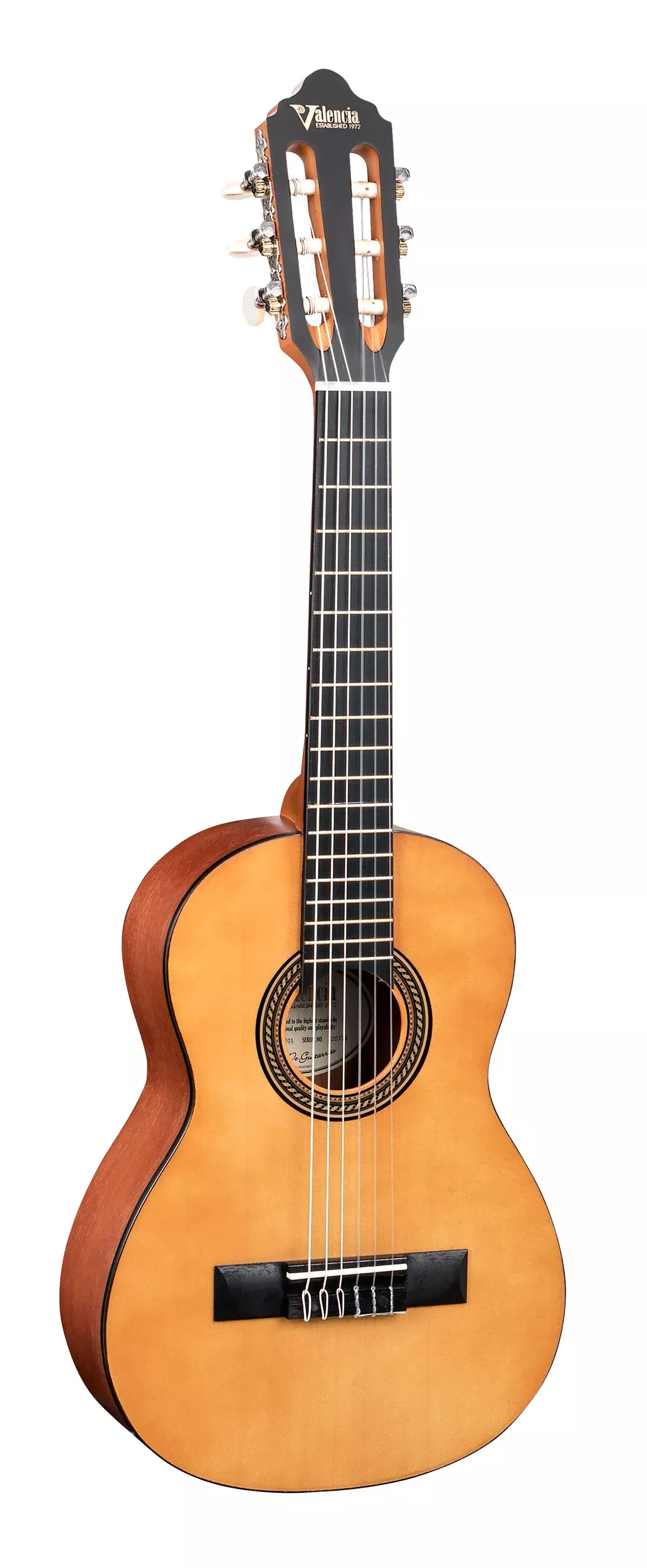 Valencia VC201 Classical Guitar - 1/4 Size - Natural
