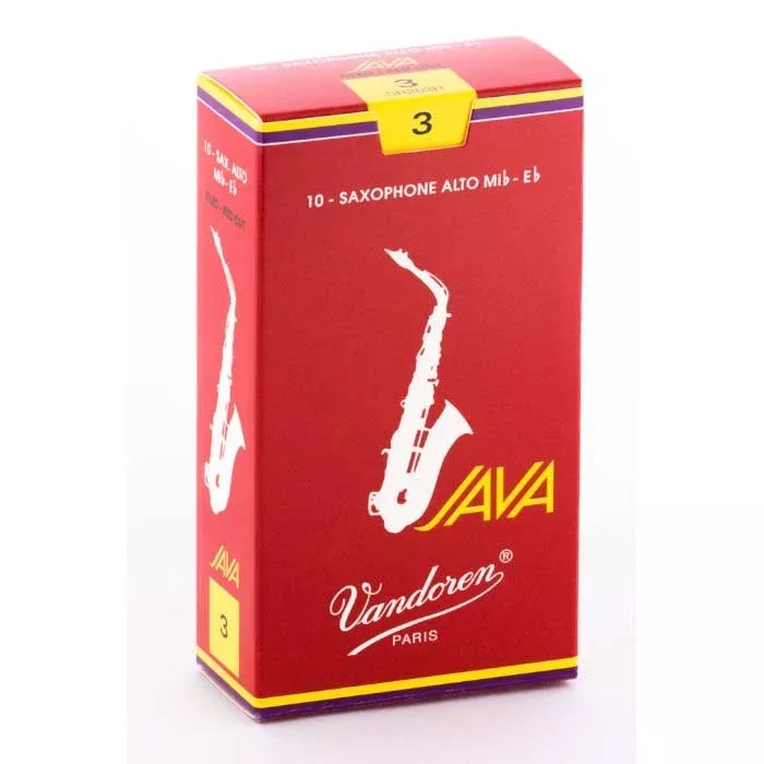 Vandoren Alto Sax Reed Java Red - Size 3