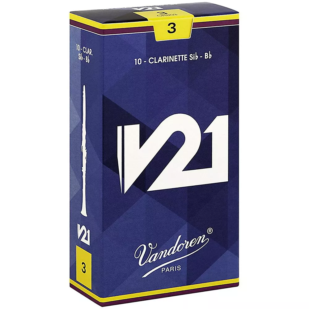 Vandoren V21 Bb Clarinet Reeds – Strength 3.0 Box of 10