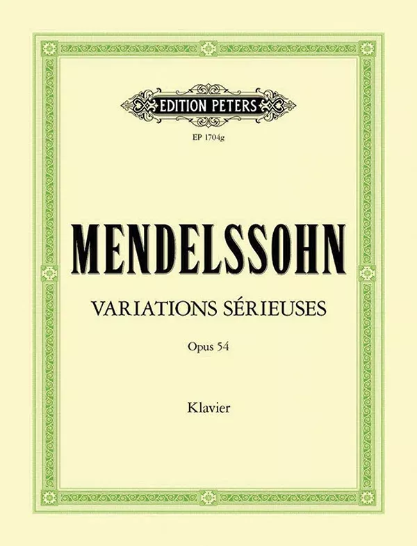 Variations Sérieuses in D minor Op.54: Piano (Solo)