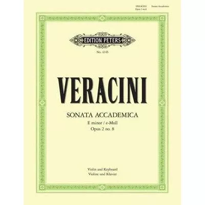 Veracini Sonata Accademica in E Minor Op 2 No 8