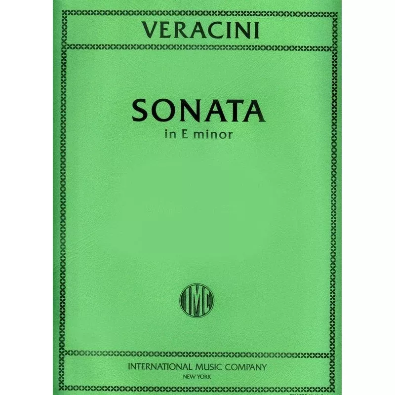 Veracini Sonata Op 2 No 8 Violin