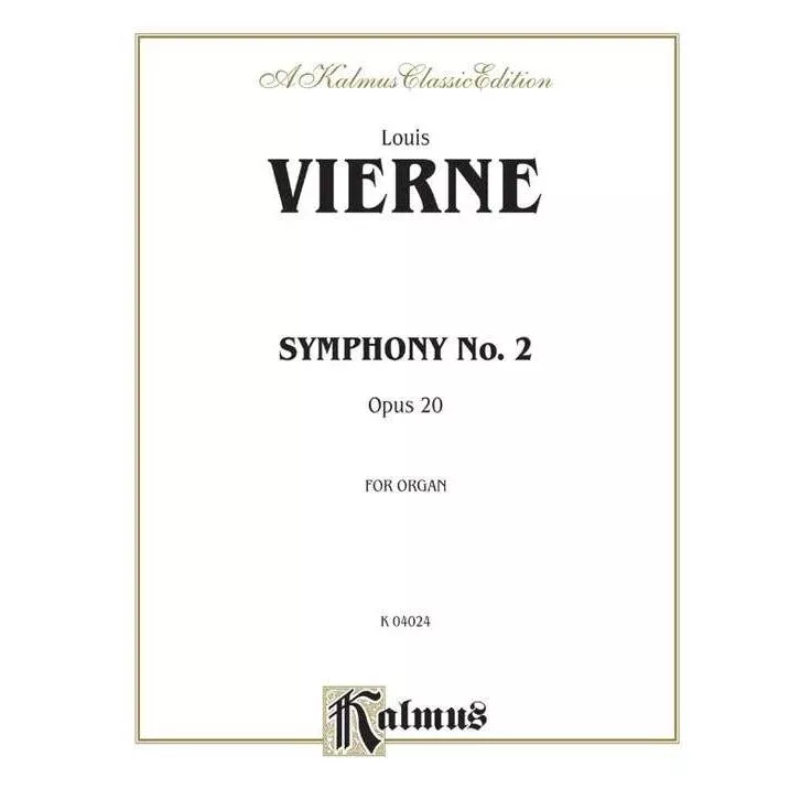 VERNE SYMPHONY NO 2 ORGAN