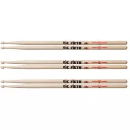 Vic Firth American Classic 7A Drumsticks 3 Pair Pack