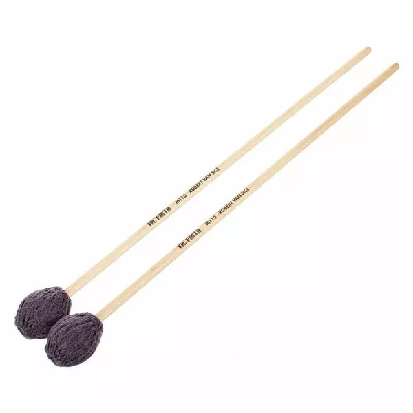 Vic Firth M115 Robert van Sice Marimba Mallets – Medium Hard Yarn Mallets