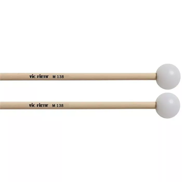 Vic Firth M138 Medium Poly Keyboard Mallets – Orchestral Bells & Xylophone Mallets