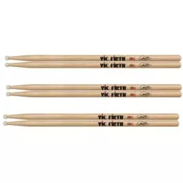 Vic Firth Omar Hakim Drumsticks 3 Pair Bundle