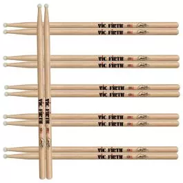 Vic Firth Omar Hakim Signature Drumsticks Nylon 6 Pair Pack