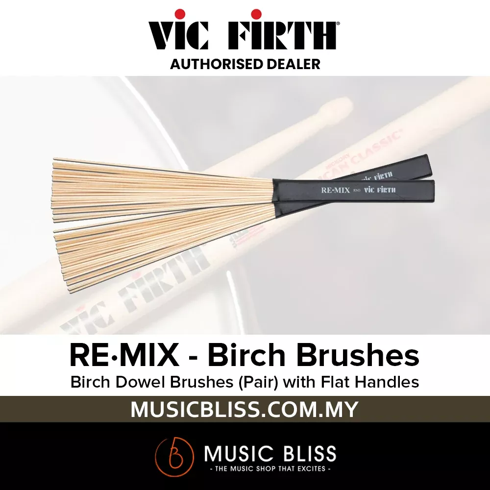 Vic Firth RM3 RE.MIX Birch Brushes