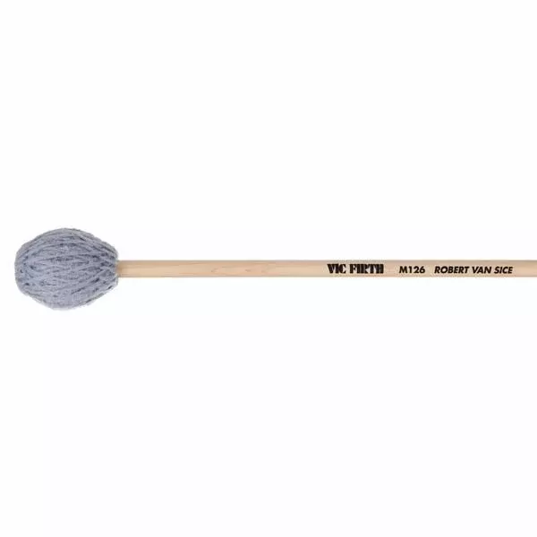 Vic Firth Robert van Sice M125 Marimba Mallets Medium Hard Yarn Pair