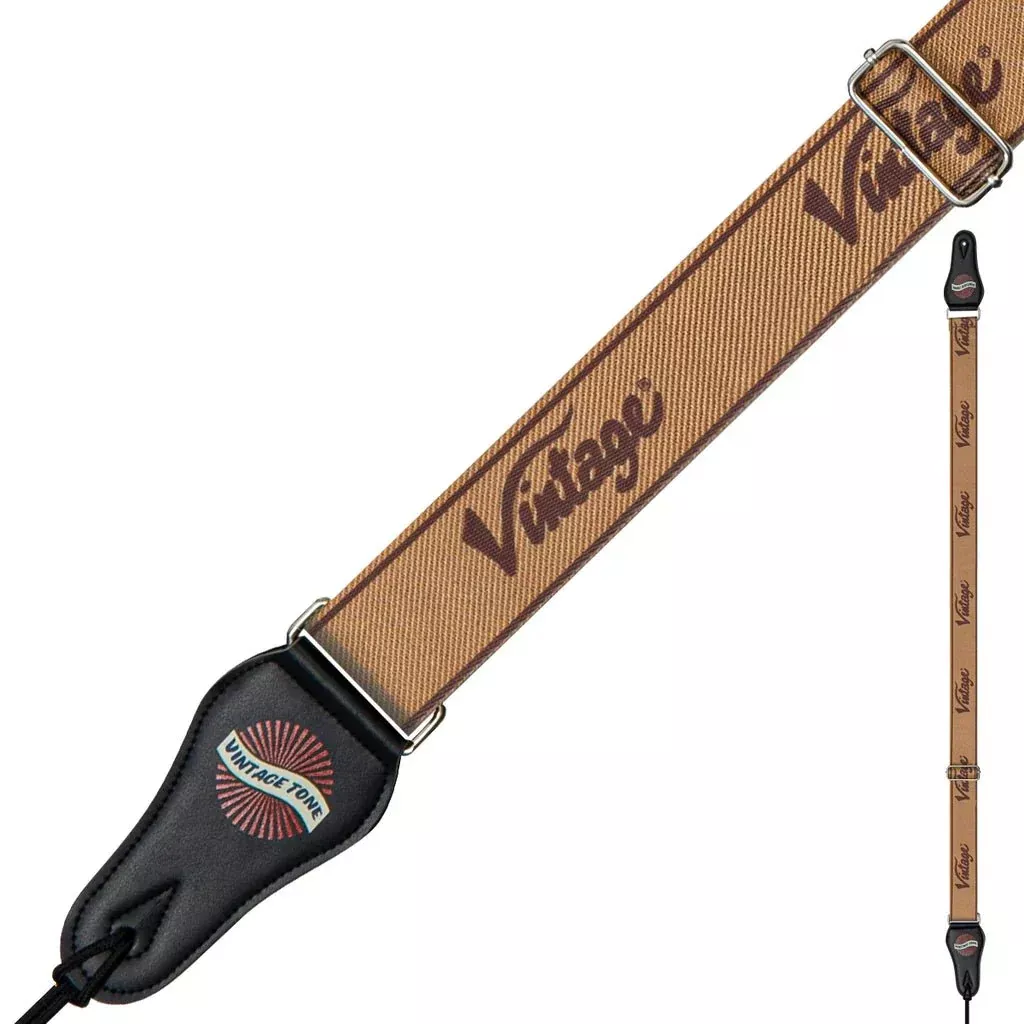 Vintage Guitar Strap – Tweed – VGS03