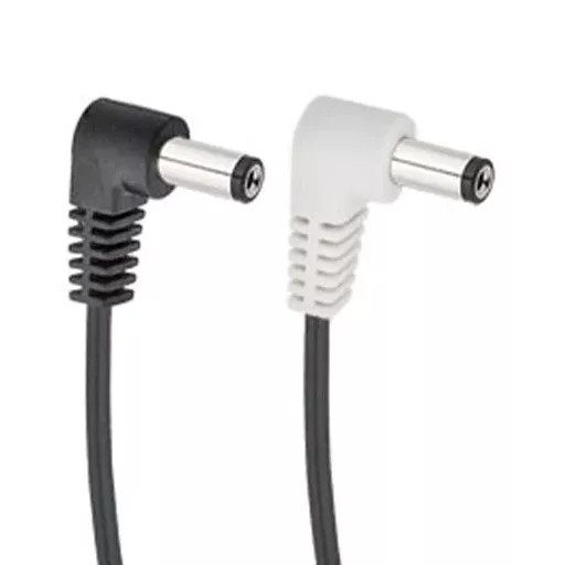 Voodoo Lab PP Cable, 2.1mm Right Angle Reverse Polarity, White