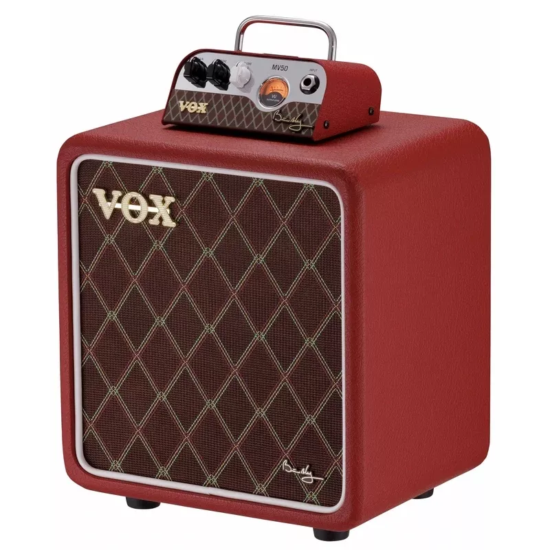 Vox LTD Brian May 50 Watt Mini Head and 1 x 8″ Speaker Cab MV50BMSET