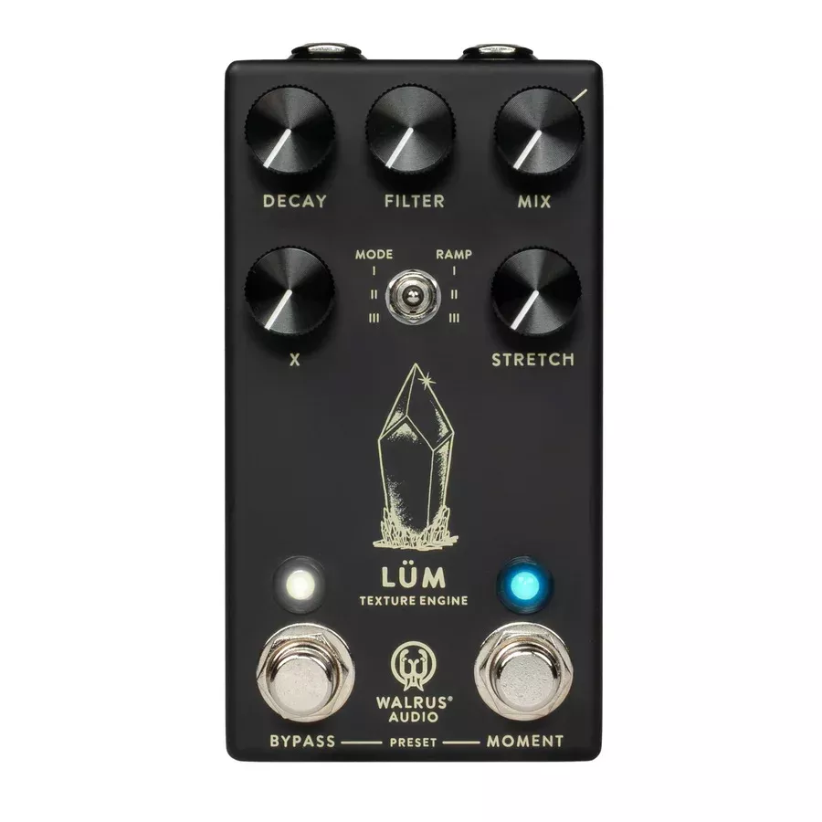 Walrus Audio Lüm Texture Engine Reverb Guitar Effect Pedal - Black