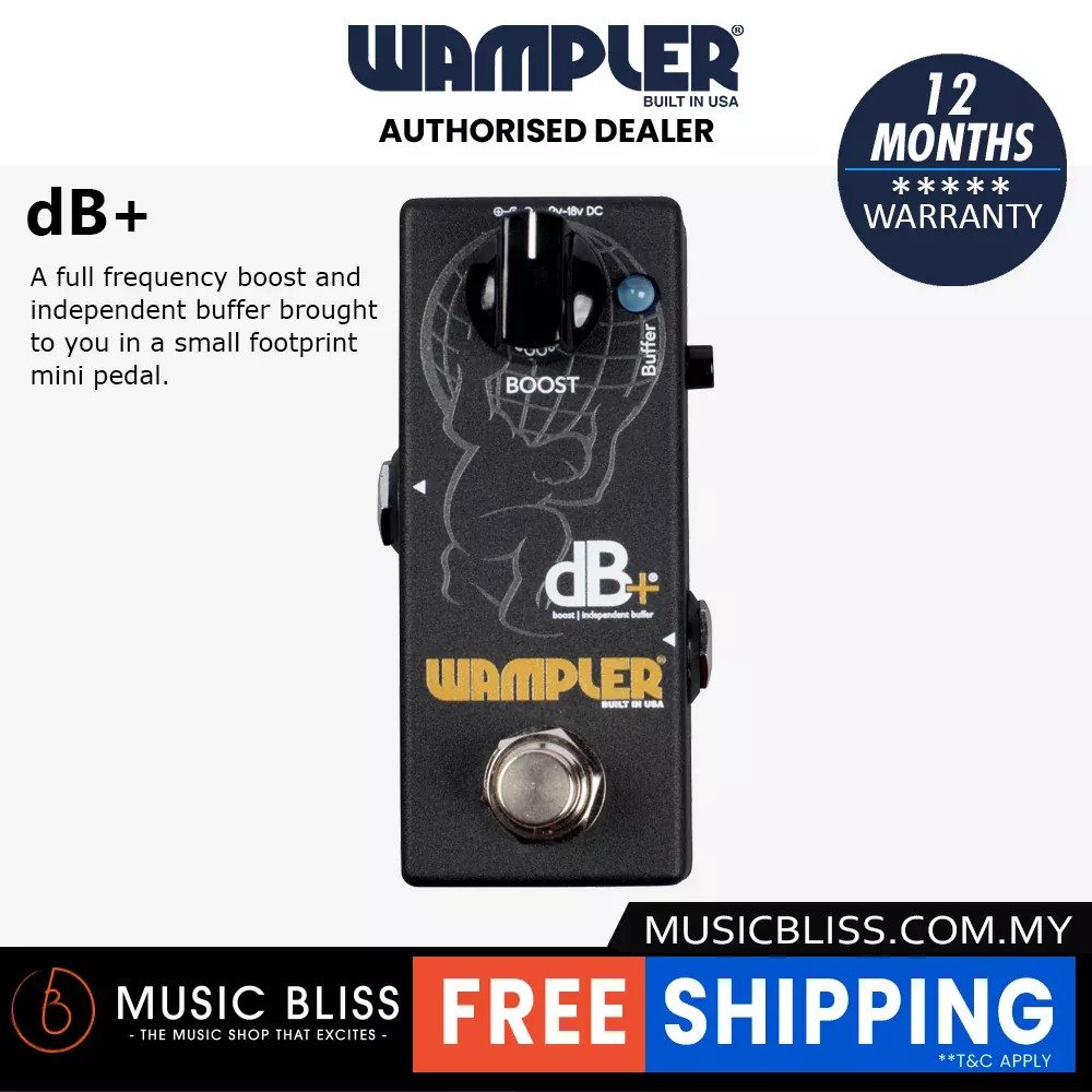 Wampler dB+ Boost/Buffer Pedal