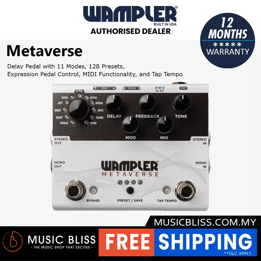 Wampler Metaverse Delay Pedal