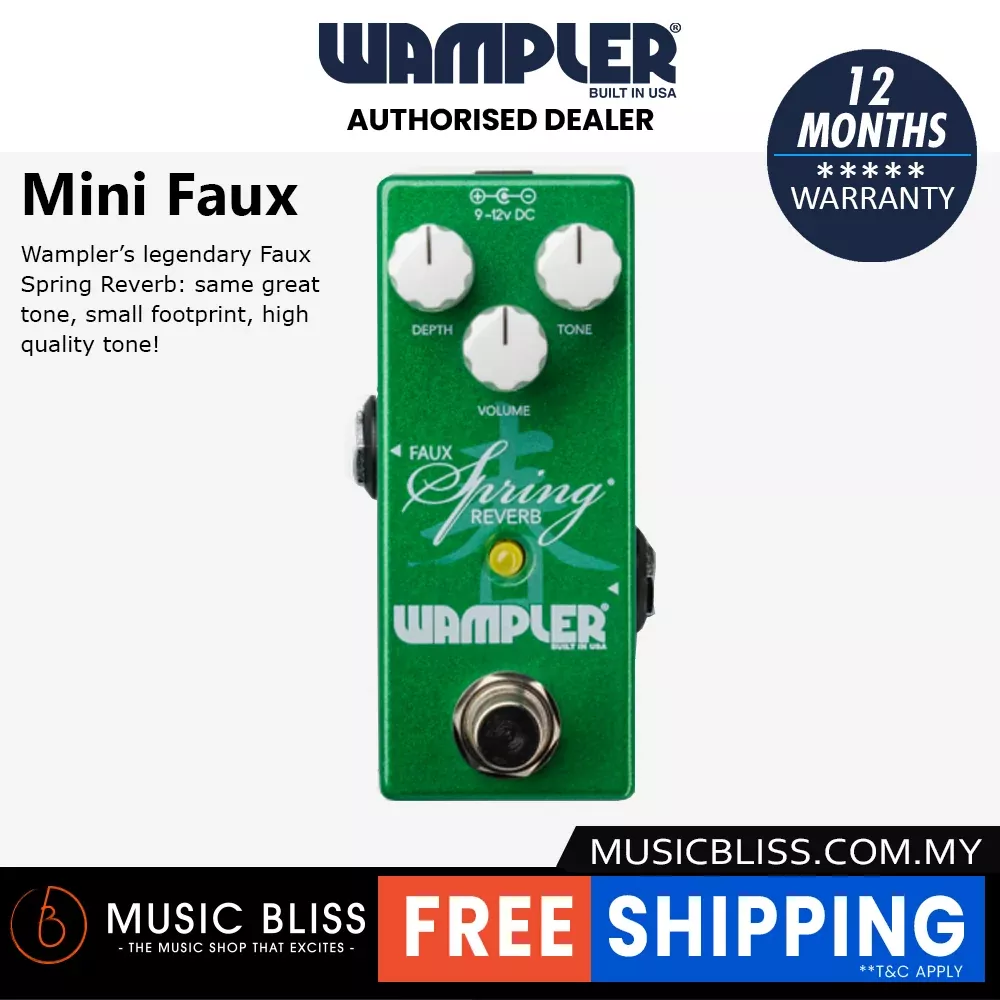 Wampler Mini Faux Spring Reverb Pedal