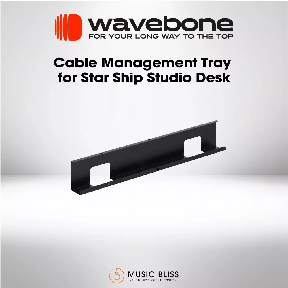 Wavebone Cable Management Tray for Star Ship Studio Desk