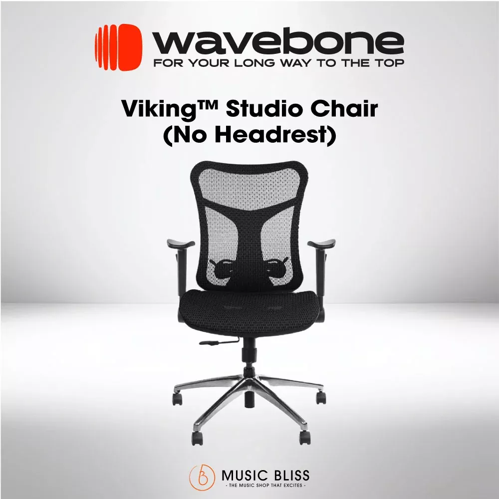 Wavebone Viking – Studio Chair (Without Headrest) (Black)