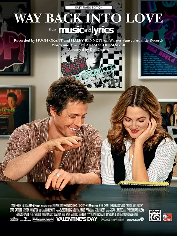 Way Back Into Love (from Music and Lyrics): Piano Sheet