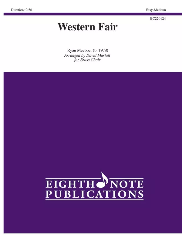 Western Fair: Brass Choir Score & Parts