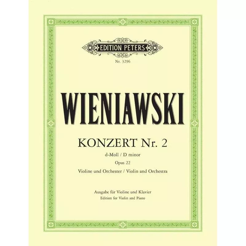 Wieniawski Concerto No 2 in D minor Op 22