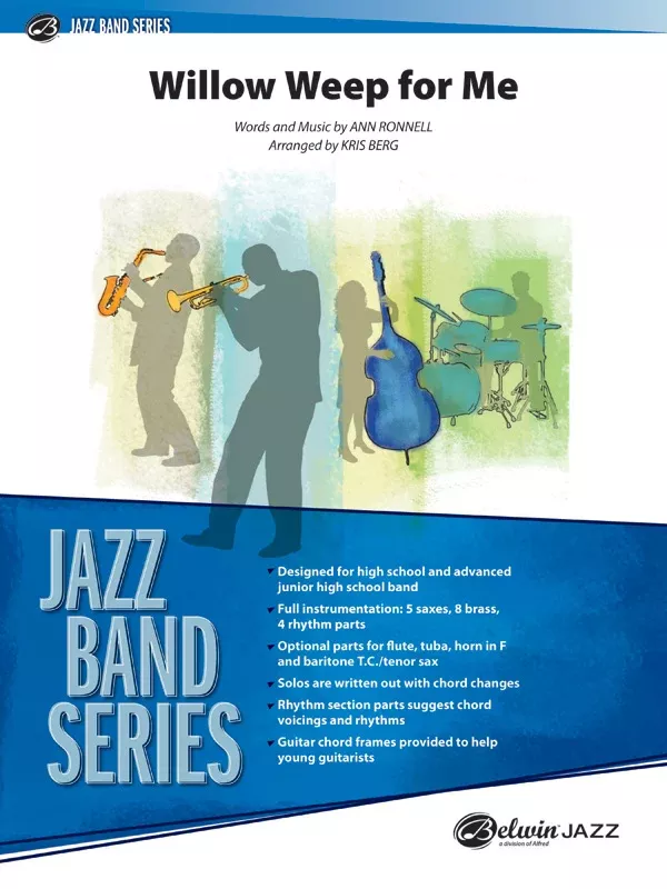 Willow Weep for Me: Jazz Ensemble Conductor Score & Parts