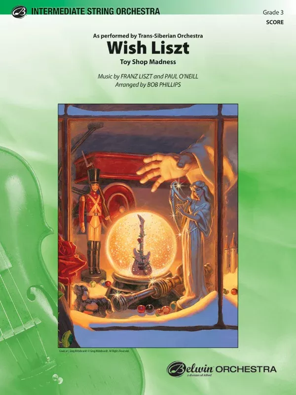 Wish Liszt: String Orchestra Conductor Score & Parts