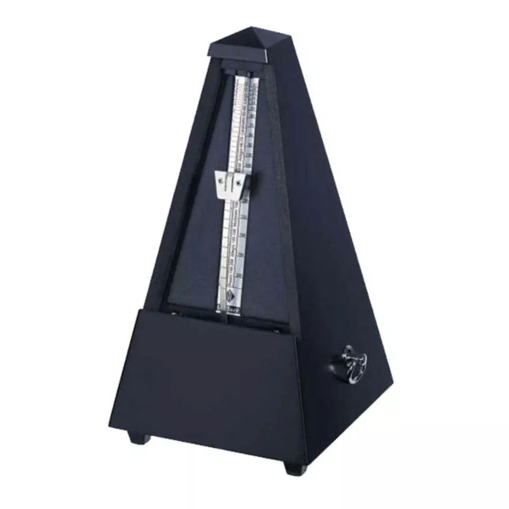 Wittner Maelzel Metronome w/bell - Black