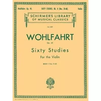 Wohlfahrt – 60 Studies Op. 45 – Bk 2