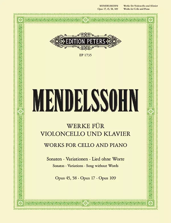 Works for Cello and Piano: Cello & Piano