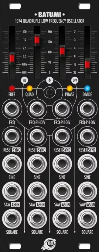 XAOC FACEPLATES BLACK PANEL