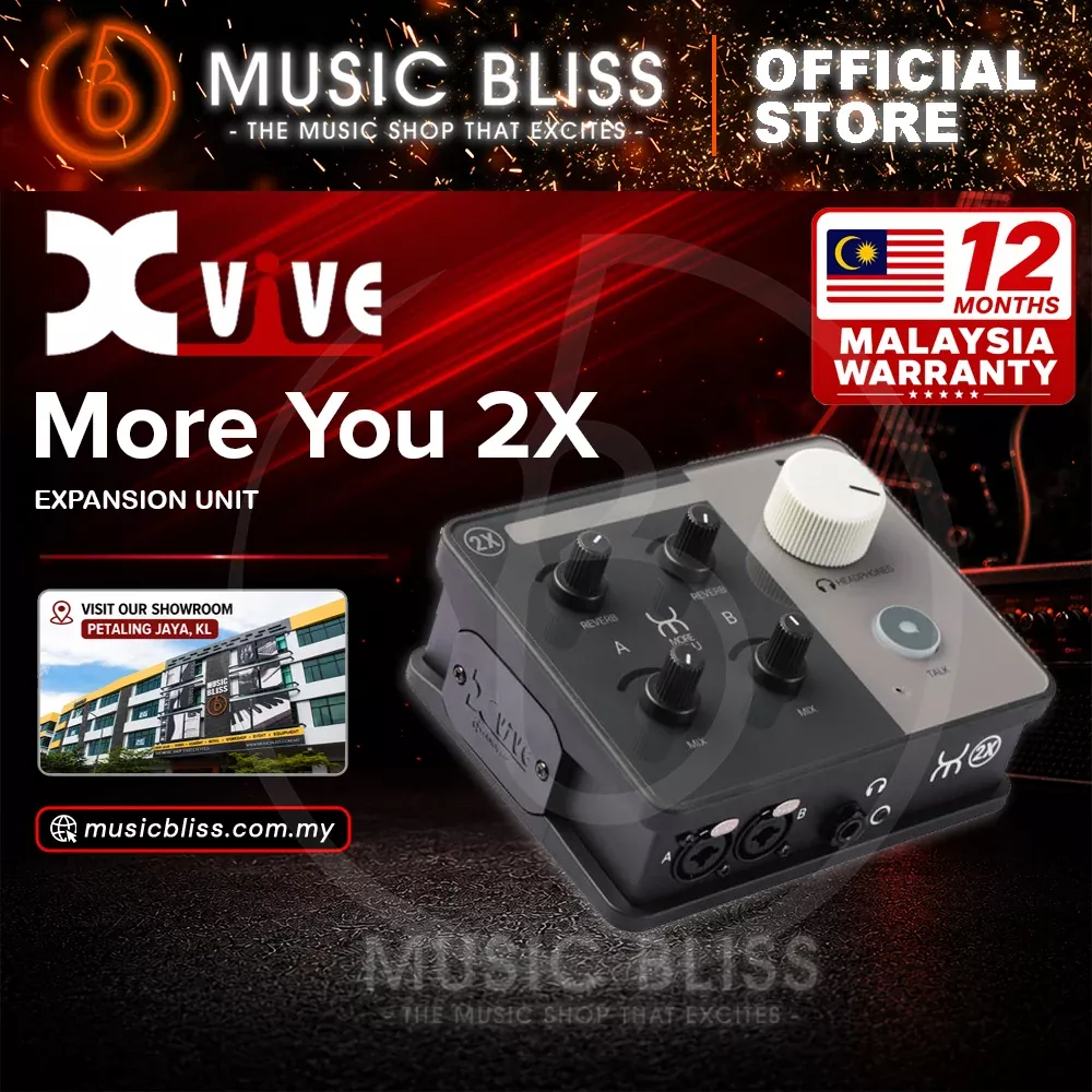 Xvive More You 2X Expansion Unit for the More You HUB Audio Interface & Personal Monitoring System