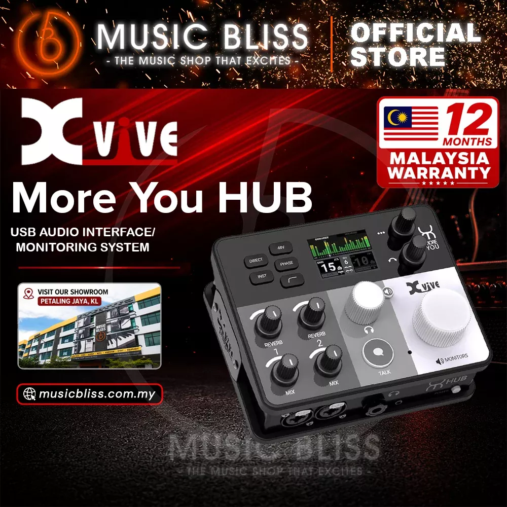Xvive More You HUB Expandable Audio Interface & Personal Monitoring System