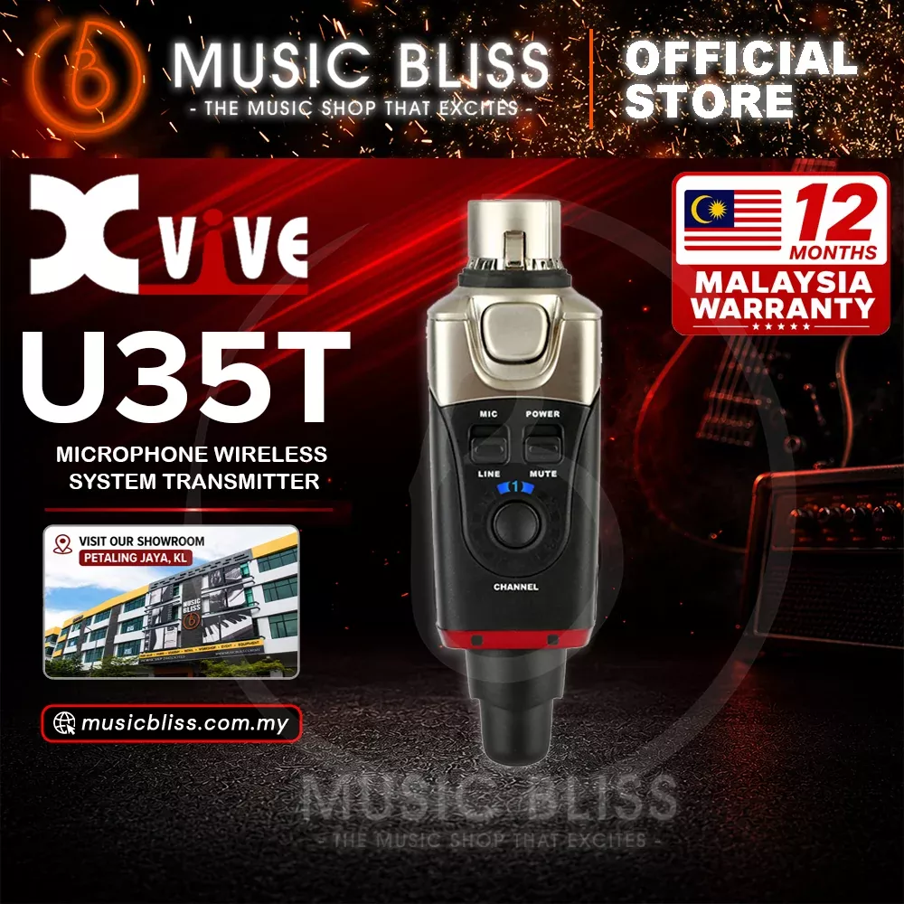 Xvive U35T 5.8GHz Microphone Wireless System – Transmitter Only