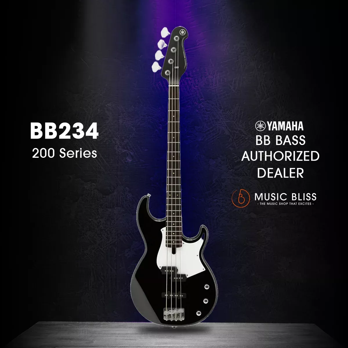 Yamaha BB234 4-string Electric Bass Guitar – Black