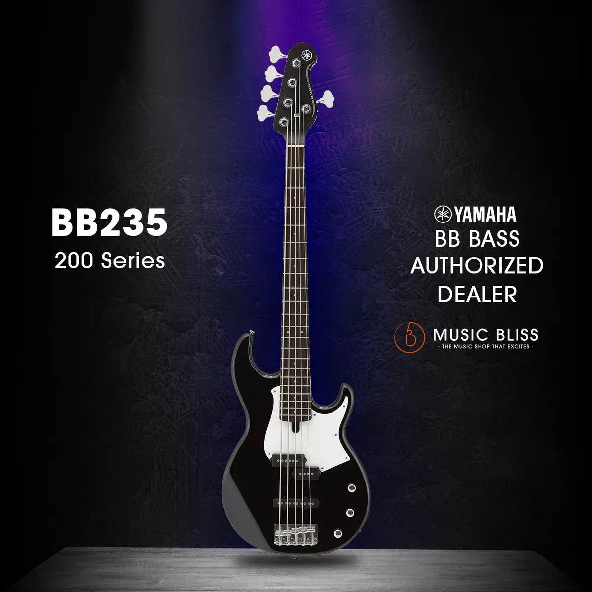 Yamaha BB235 5-string Electric Bass Guitar – Black