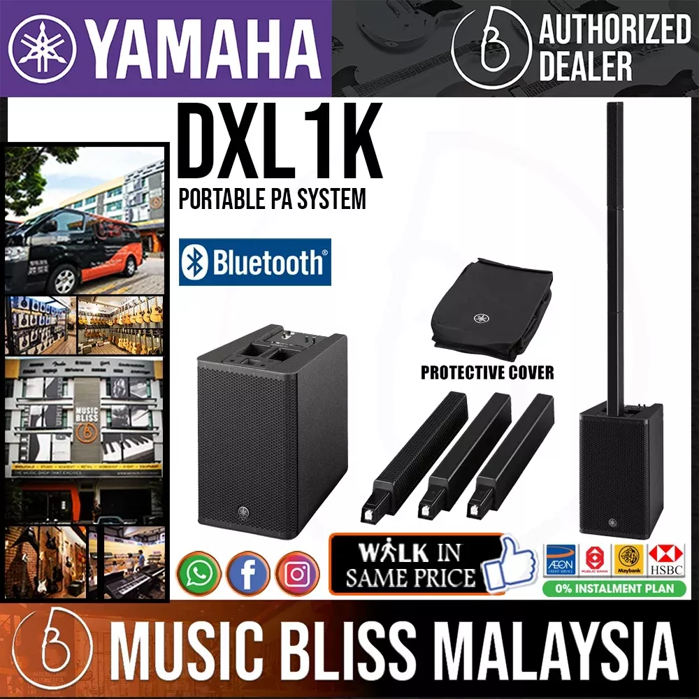 Yamaha DXL1K 1100-Watt Portable Line Array Powered PA Speaker