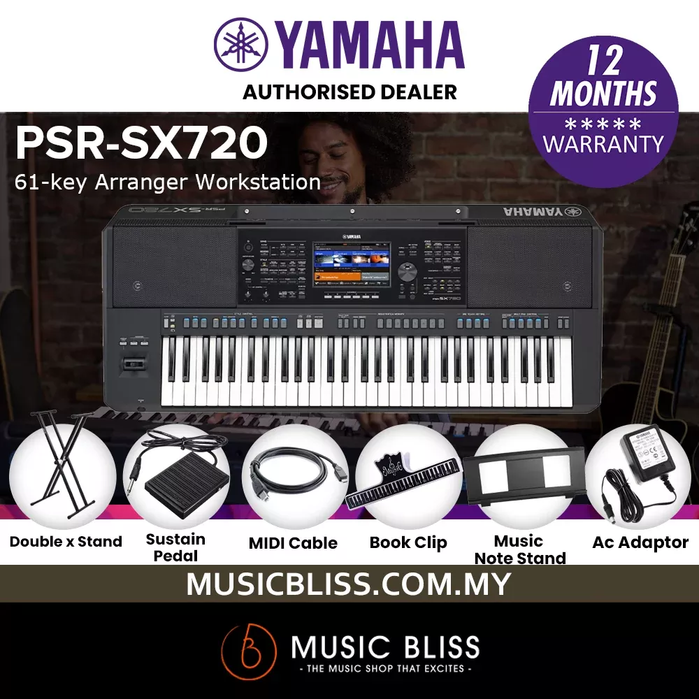 Yamaha PSR-SX720 61-key Arranger Workstation