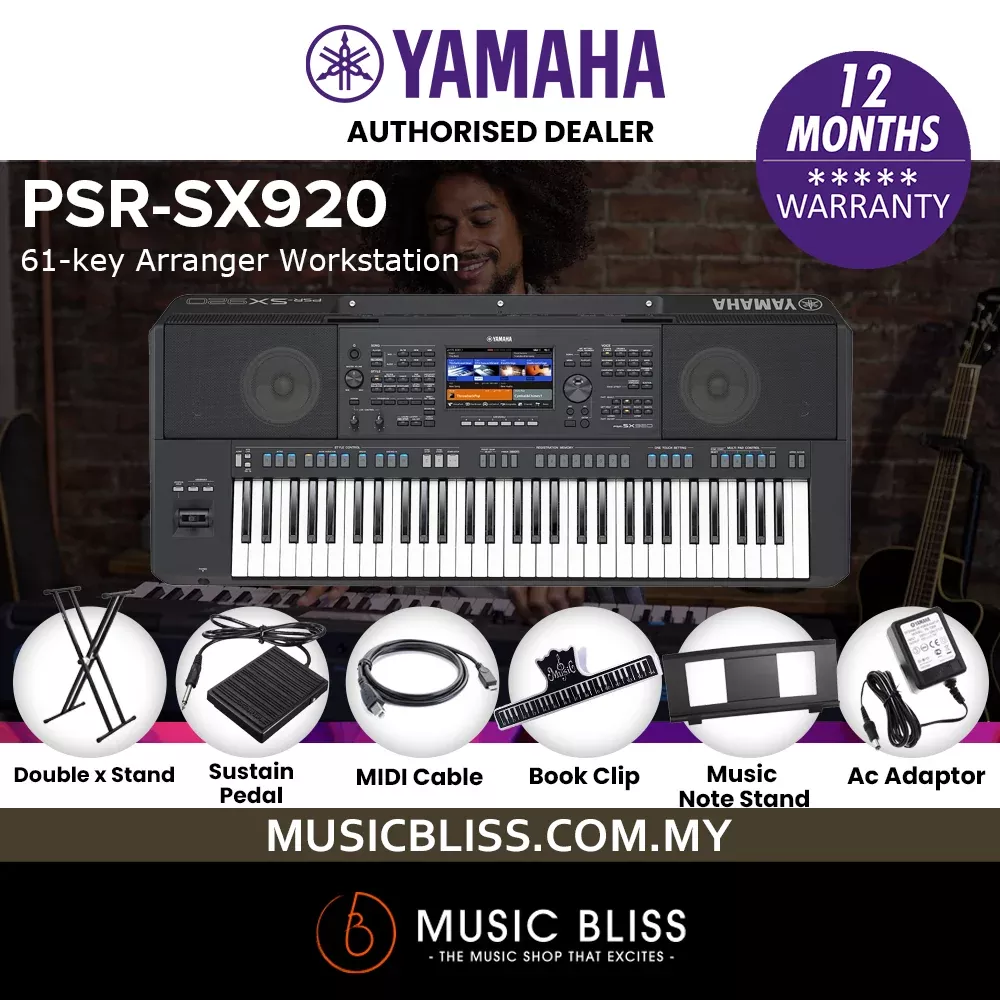 Yamaha PSR-SX920 61-key Professional Arranger Workstation