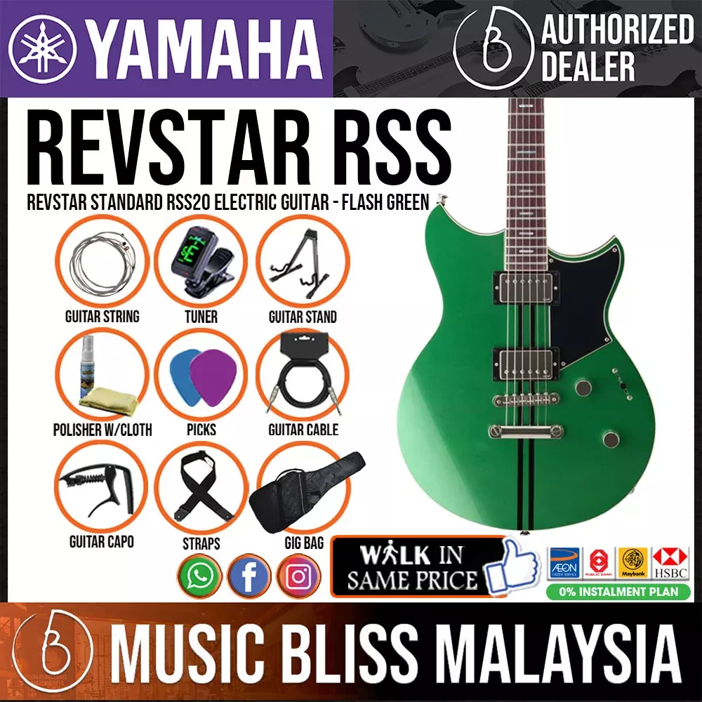 Yamaha Revstar Standard RSS20 Electric Guitar - Flash Green