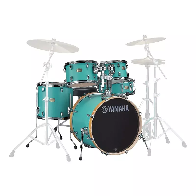 Yamaha Stage Custom 5pc Drum Set (Shell Pack Only) – Matte Surf Green