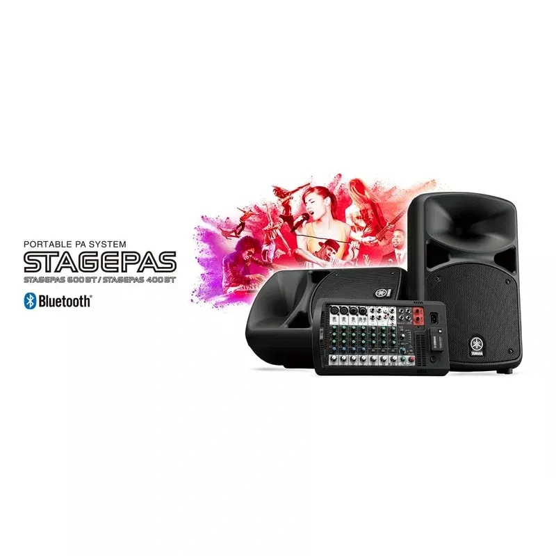 YAMAHA STAGEPAS 600BT with Blue Tooth PORTABLE PA SYSTEM