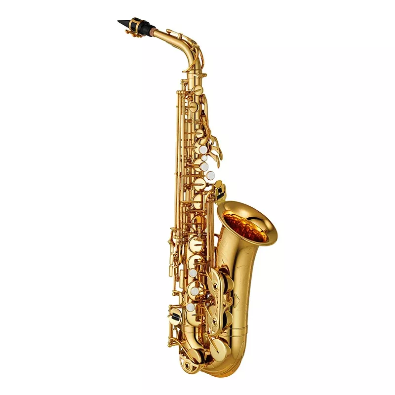 Yamaha YAS-480 Intermediate Eb Alto Saxophone – Gold Lacquer