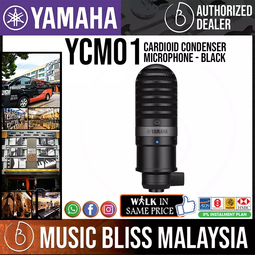 Yamaha YCM01 Condenser Microphone – Black