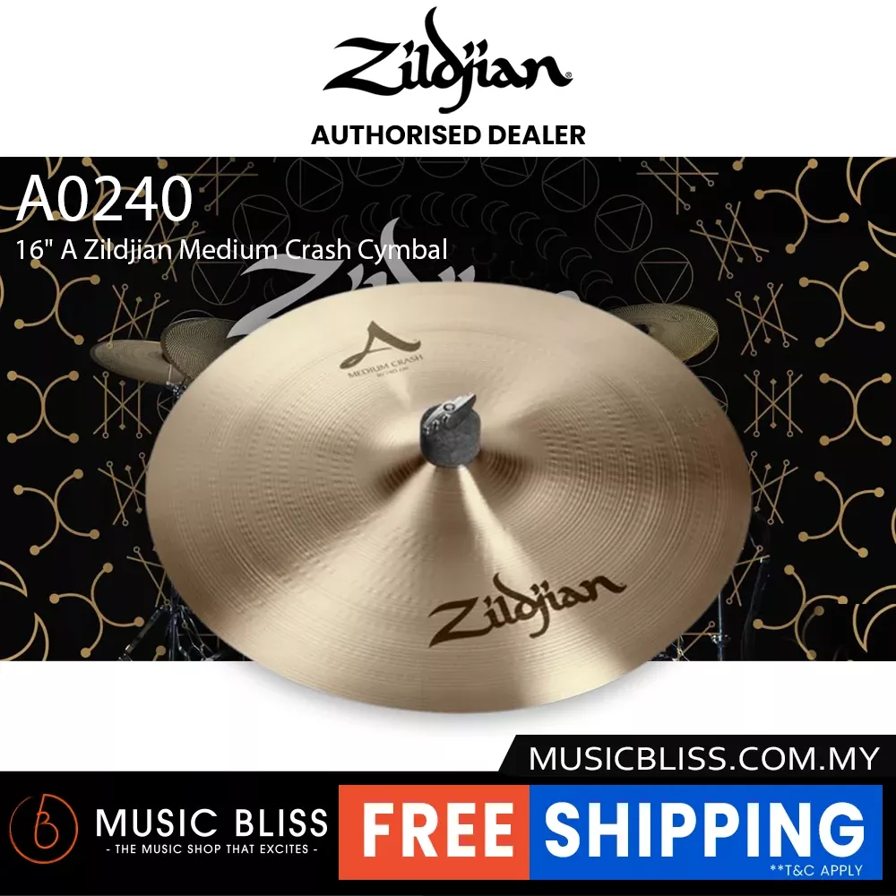 Zildjian 16″ A Zildjian Medium Crash Cymbal