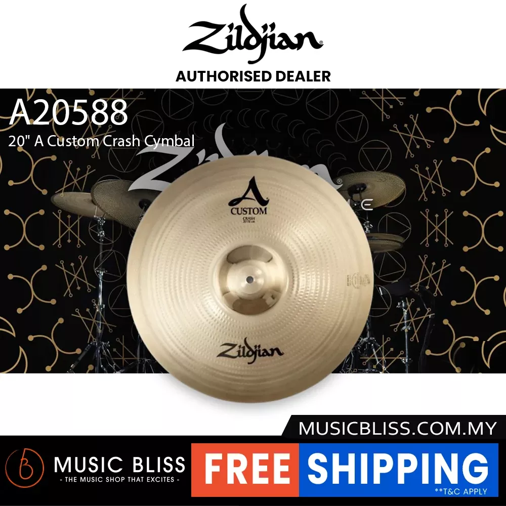 Zildjian 20″ A Custom Crash Cymbal