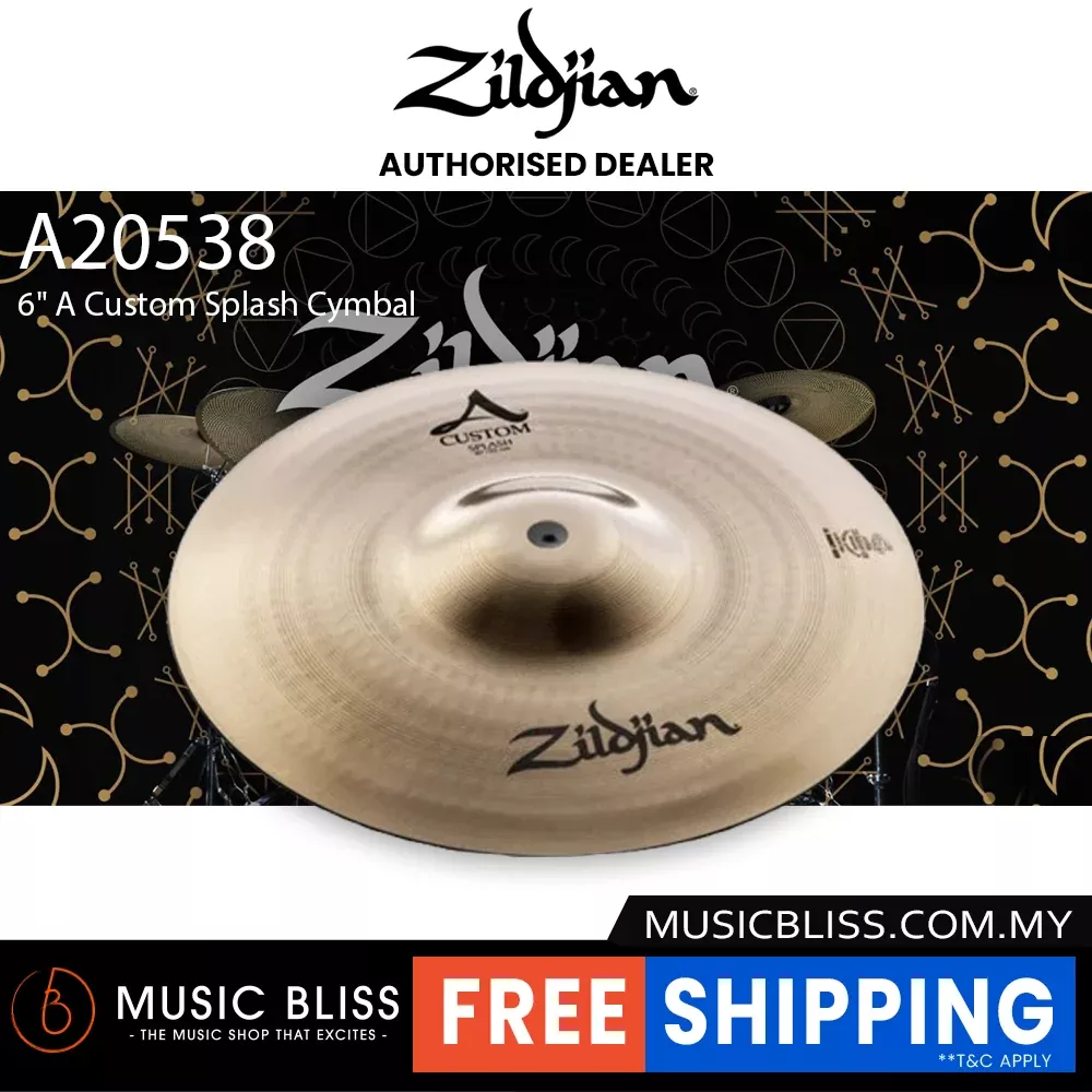 Zildjian 6″ A Custom Splash Cymbal