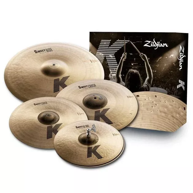 Zildjian K Sweet Cymbal Pack Larger 15″/17″/19″/21″